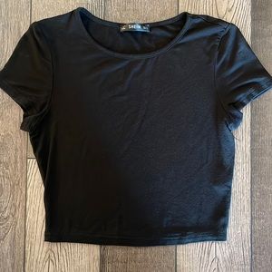 Shein Small Black Cropped
